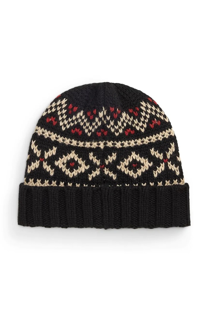 Polo Ralph Lauren Czapka z wełną 449P20291 czarny AW26