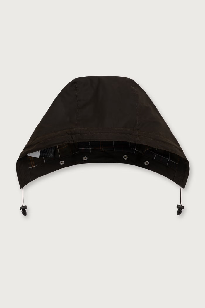 Barbour kaptur męski bawełniany brązowy MHO0003