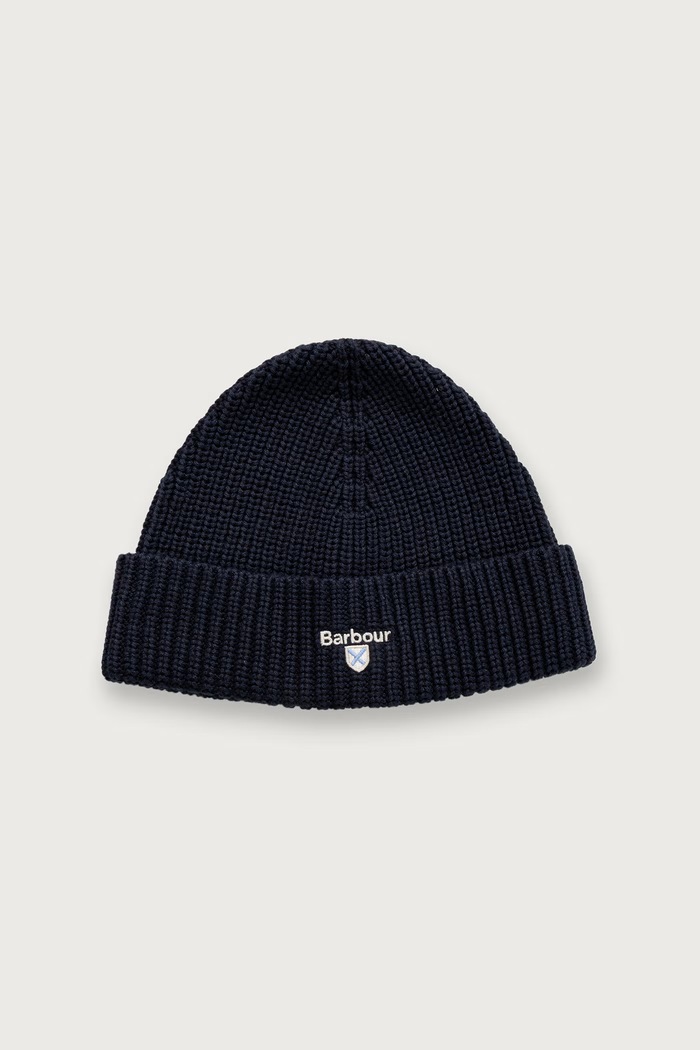 Barbour Czapka beanie męska granatowy MHA0990