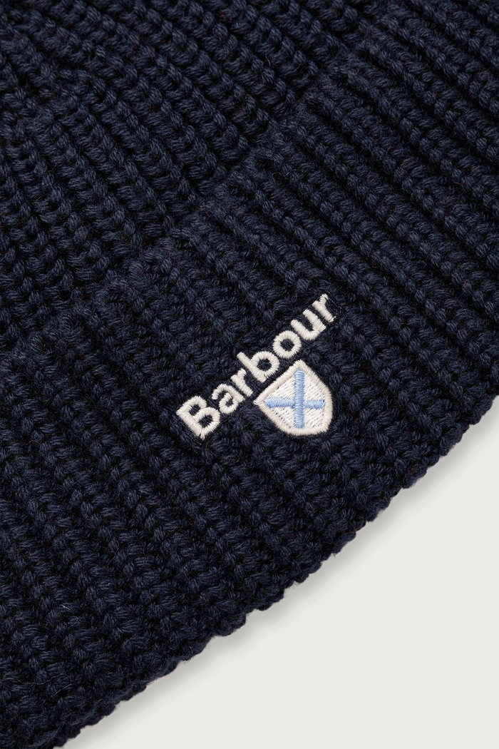 Akcesoria Barbour Czapka beanie męska MHA0990 granatowy