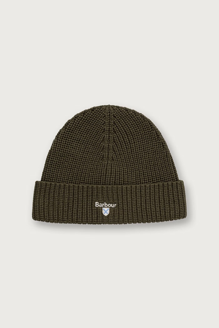 Barbour Czapka beanie męska zielony MHA0990