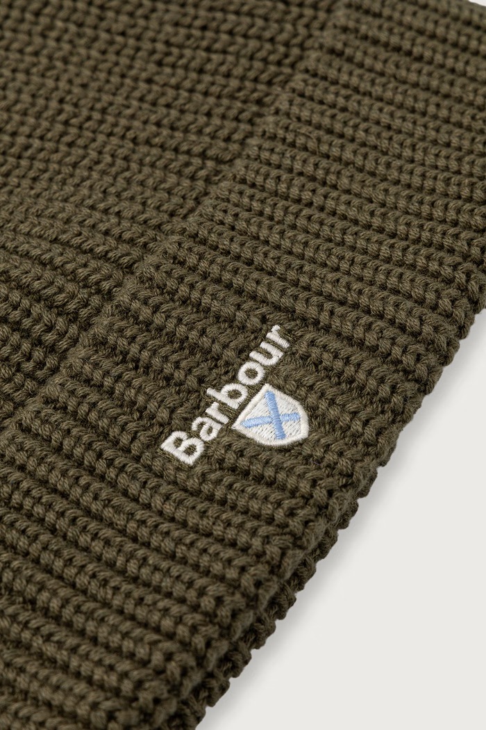 Akcesoria Barbour Czapka beanie męska MHA0990 zielony