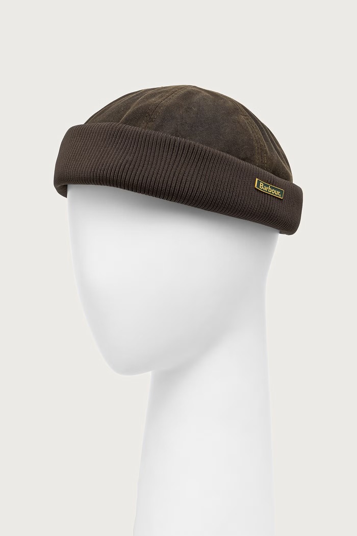 Czapka męska bawełniana Barbour MHA0984 zielony