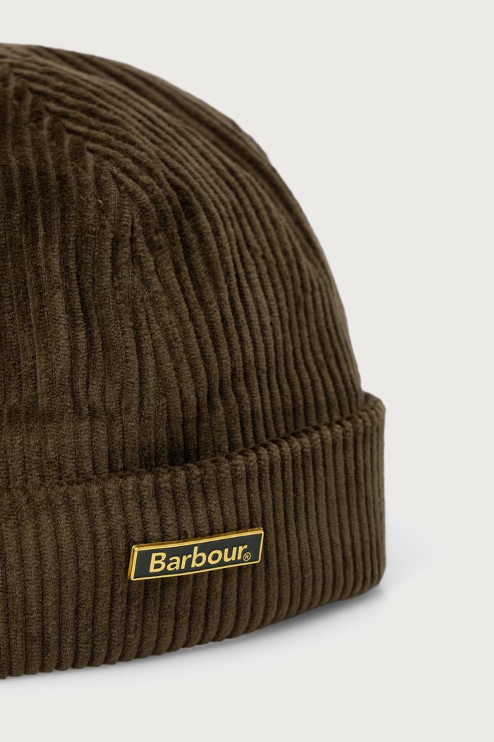 Akcesoria Barbour Czapka męska bawełniana MHA0983 zielony