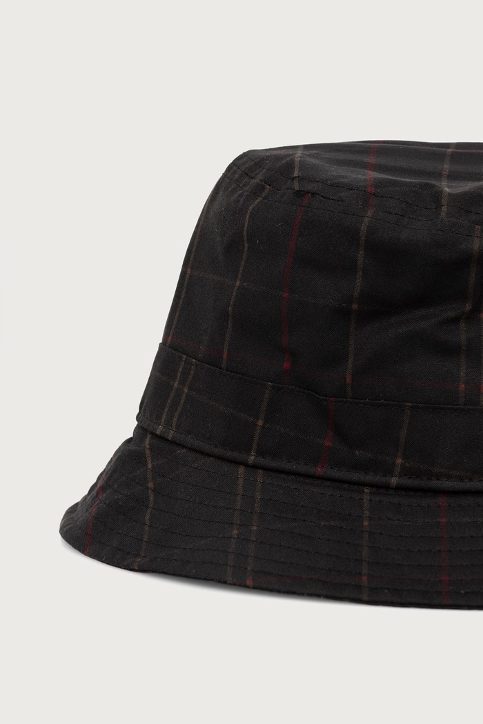 Akcesoria Barbour Kapelusz bucket damski bawełniany MHA0976 zielony