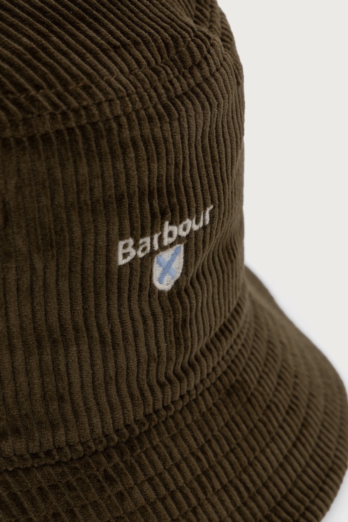 Akcesoria Barbour Kapelusz bucket męski bawełniany MHA0972 zielony