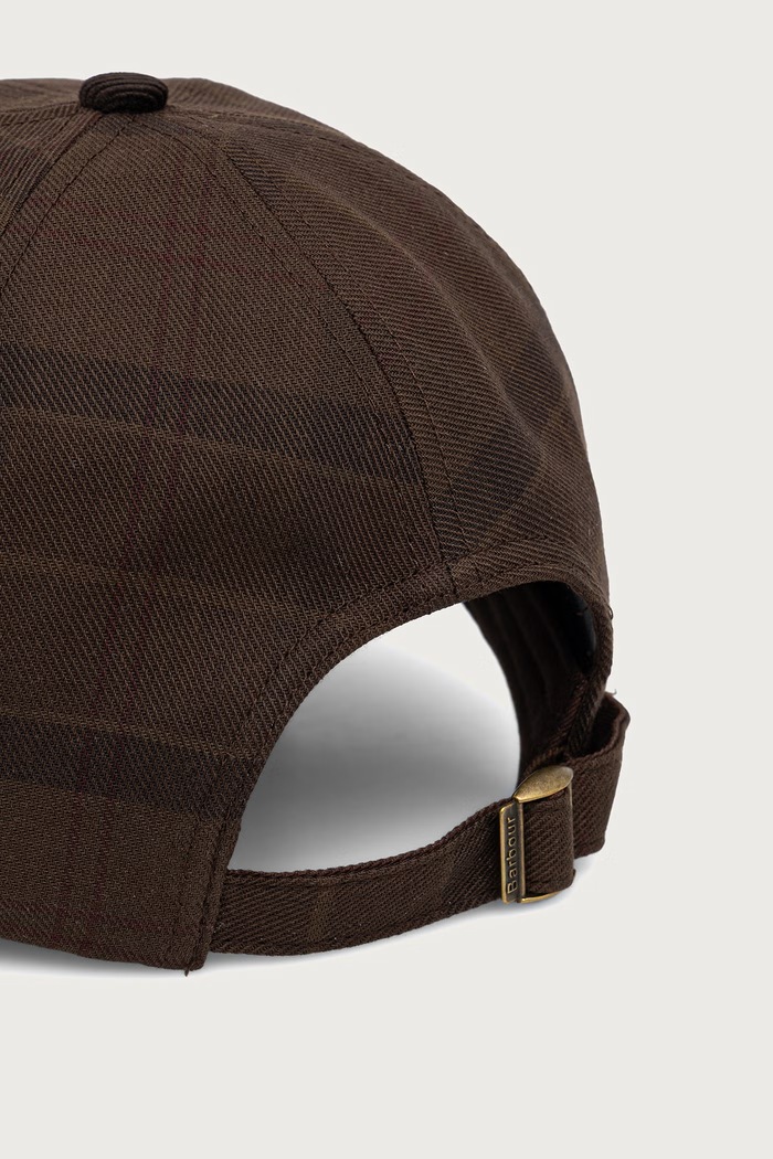 Akcesoria Barbour Czapka z daszkiem męska bawełniana MHA0970 brązowy