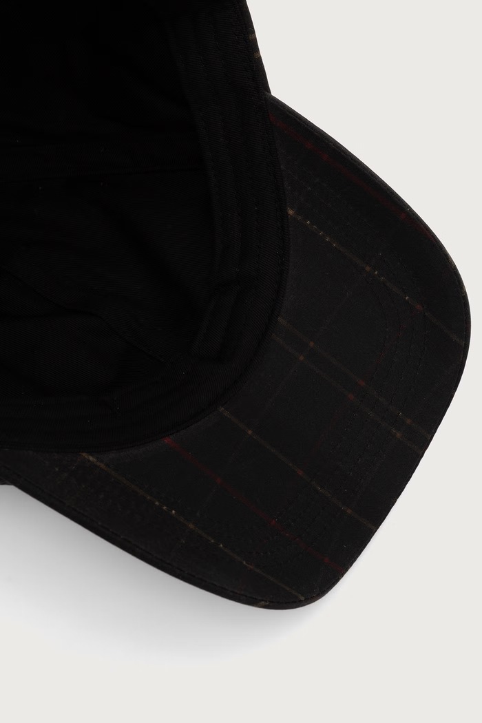 Czapka z daszkiem męska bawełniana Barbour MHA0969 brązowy