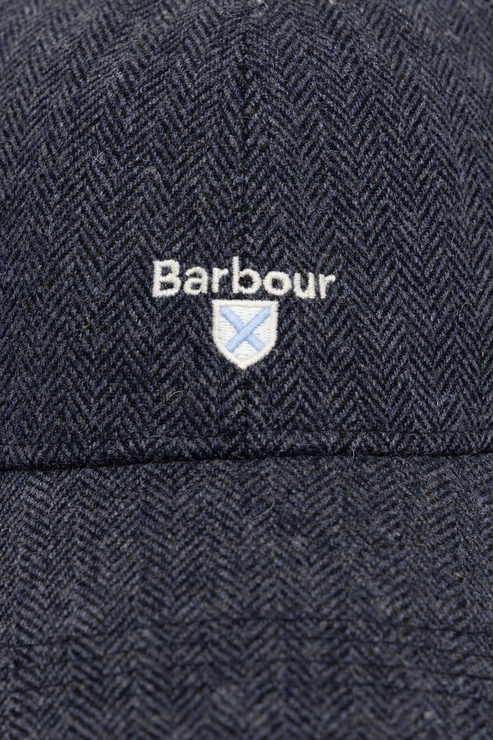 Barbour Καπέλο με γείσο ανδρικό με μαλλί MHA0968 σκούρο μπλε AW26