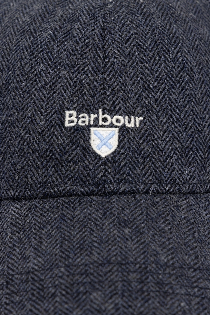 Barbour Καπέλο με γείσο ανδρικό με μαλλί MHA0968 σκούρο μπλε AW26
