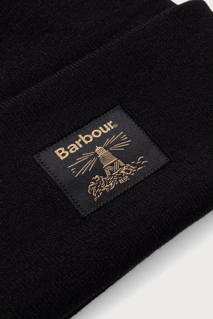 Akcesoria Barbour Czapka męska z bawełną MHA0909 czarny
