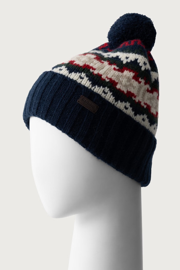 Barbour Czapka i szalik męska z wełny MGS0108
