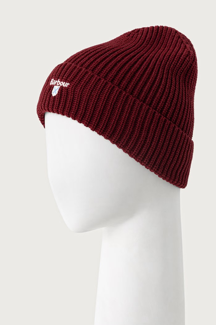 Komplet męski z bawełny Barbour MGS0107 bordowy