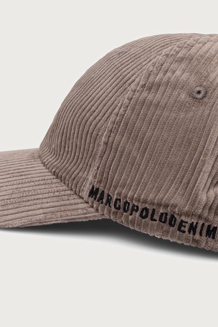 Marc O'Polo Czapka z daszkiem męska sztruksowa 5000012464 beżowy AW26