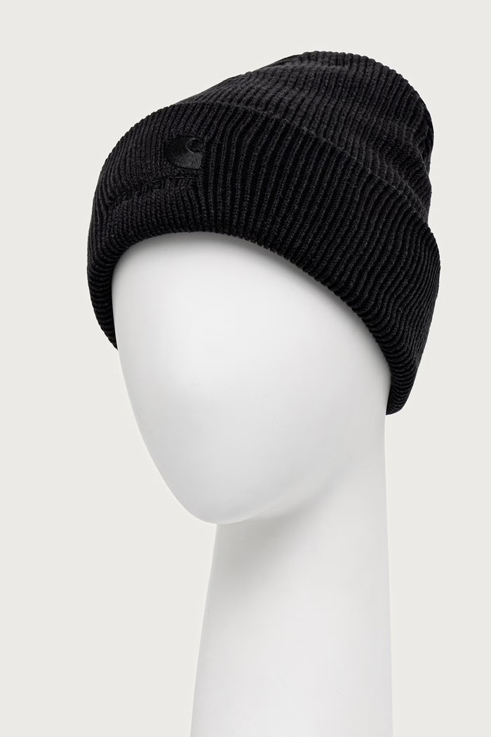 Carhartt WIP Lambert Beanie czapka beanie bawełniana I037108 czarny AW26