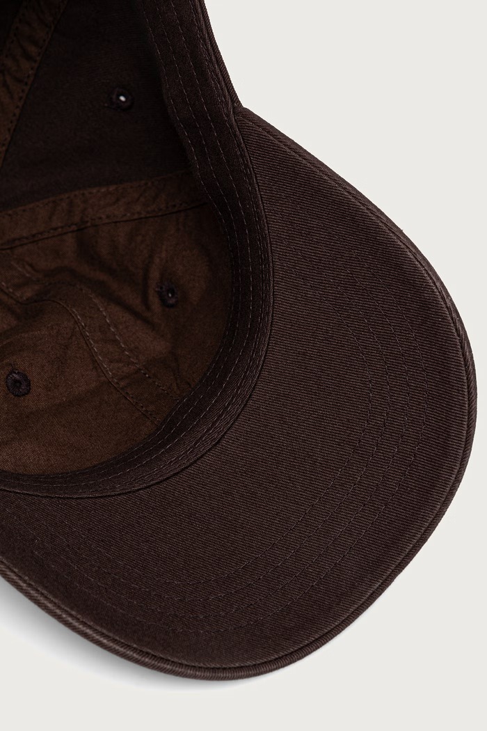 Chez WIP Cap czapka bejsbolówka bawełniana męska Carhartt WIP I037570 brązowy