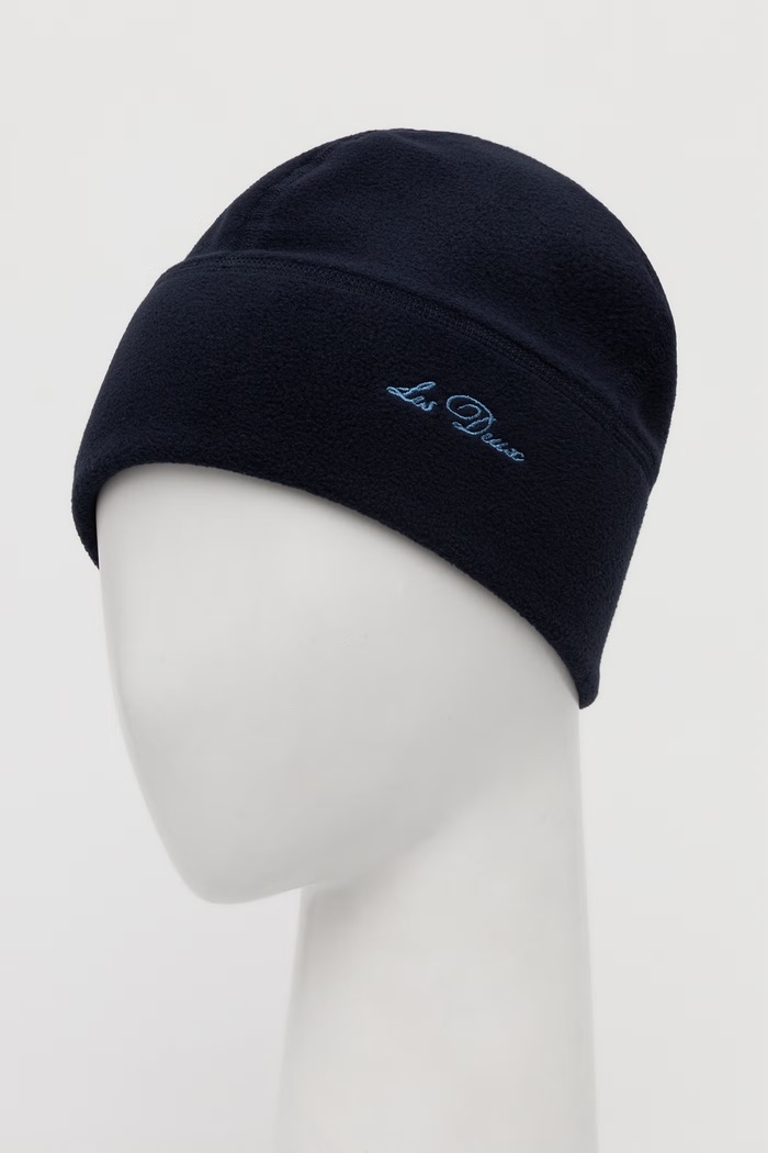 Les Deux Czapka beanie męska polarowa 1002381 granatowy AW26