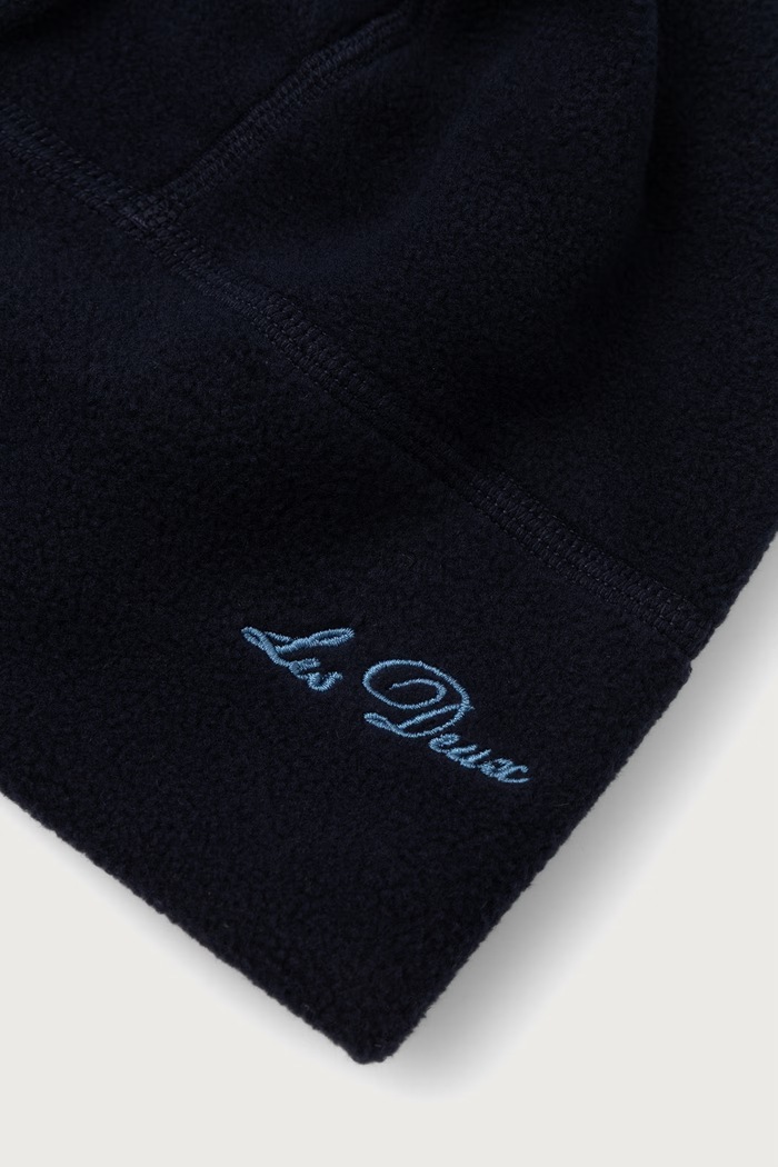 Akcesoria Les Deux Czapka beanie męska polarowa 1002381 granatowy