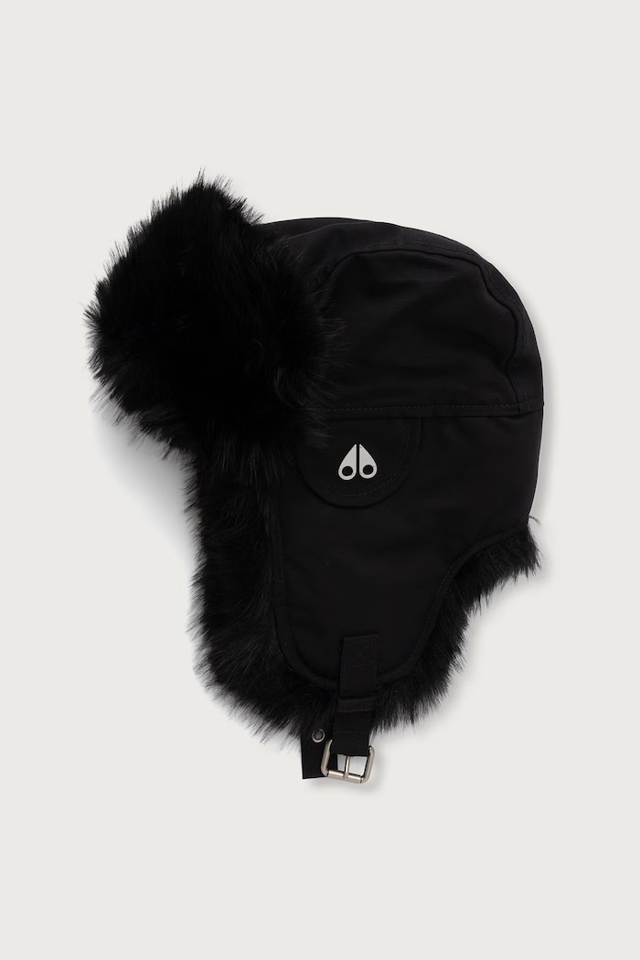 MOOSE KNUCKLES Czapka uszatka męska czarny M36MA515W