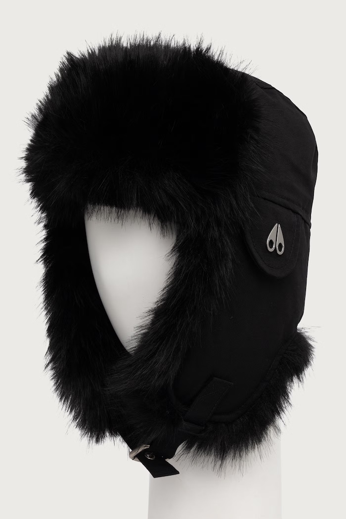 MOOSE KNUCKLES Czapka uszatka męska M36MA515W czarny AW26