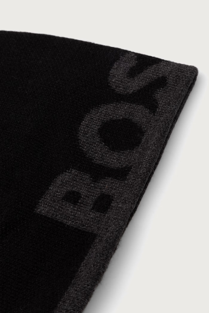 Dodaci BOSS Green Kapa za muškarce s dodatkom vune Reviso_Beanie 50572050 crna