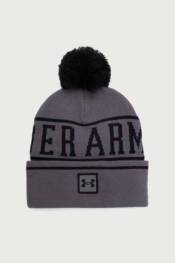 Under Armour Czapka z pomponem męska szary 1386634.025
