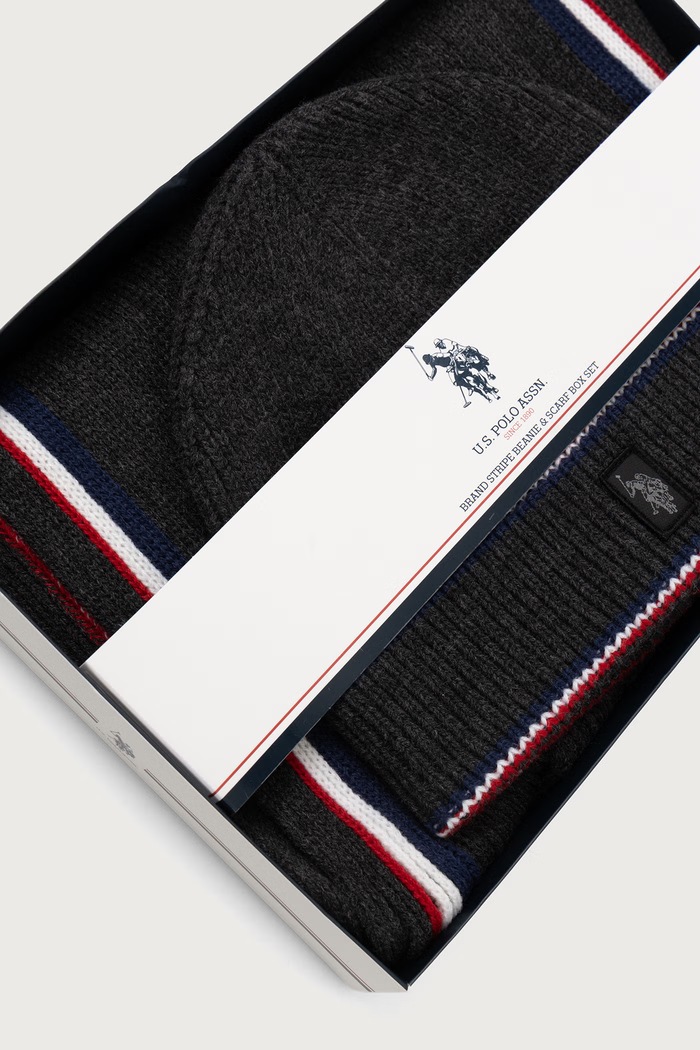 U.S. Polo Assn. Σετ ανδρικό BRAND STRIPE BOX SET MUP5383