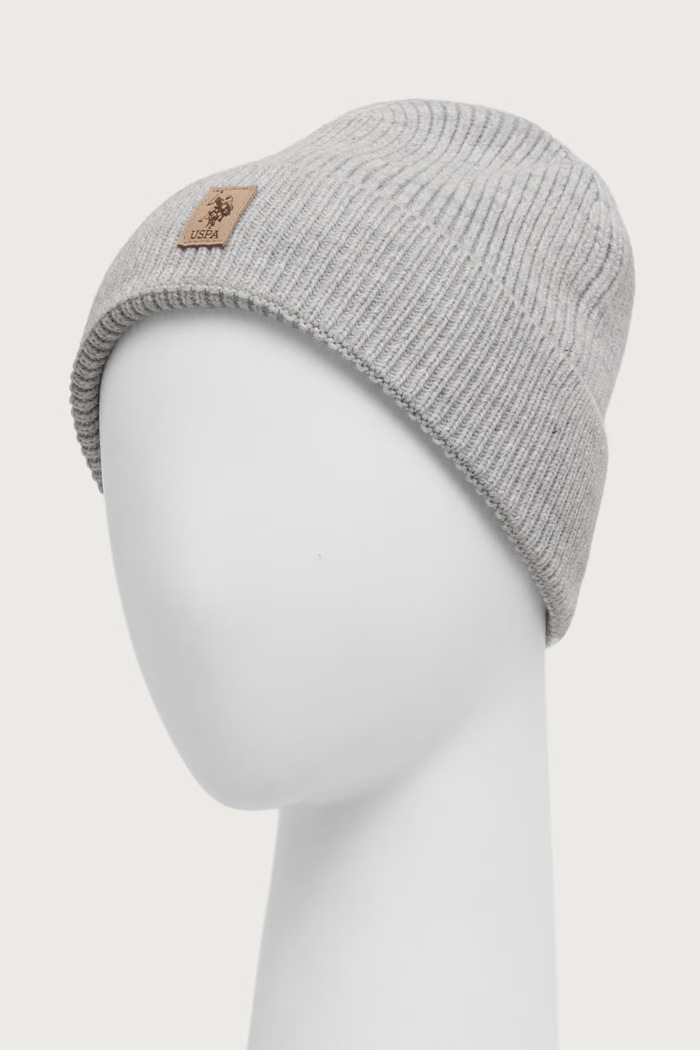 U.S. Polo Assn. Komplet męski LUXURY RIB KNIT GIFT SET MUP4163 szary AW26