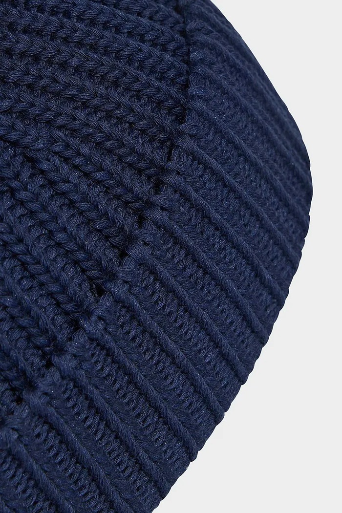Akcesoria adidas Originals Czapka beanie męska z bawełną Fisherman KR1594 granatowy