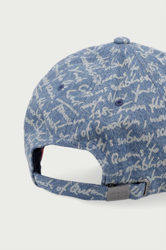 Akcesoria Tommy Jeans czapka bejsbolówka męska jeansowa AM0AM14718 niebieski
