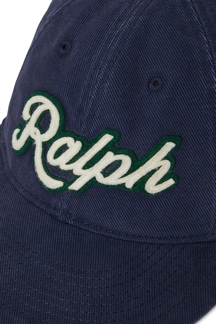 Akcesoria Polo Ralph Lauren Czapka z daszkiem męska bawełniana 710P04900 granatowy