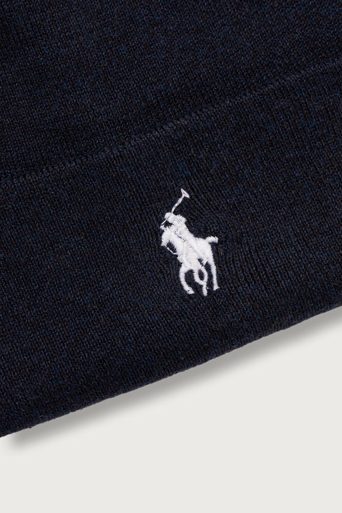 Аксесуари Polo Ralph Lauren шапка чоловіча бавовняна 710B28862 темно-синій