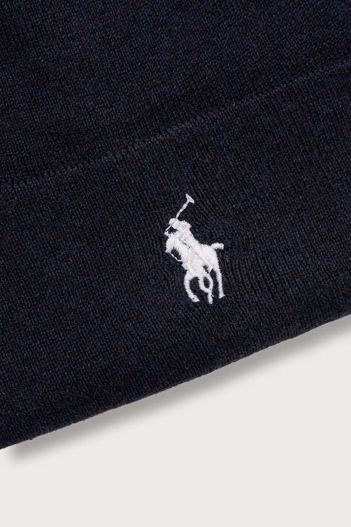 Аксесуари Polo Ralph Lauren шапка чоловіча бавовняна 710B28862 темно-синій