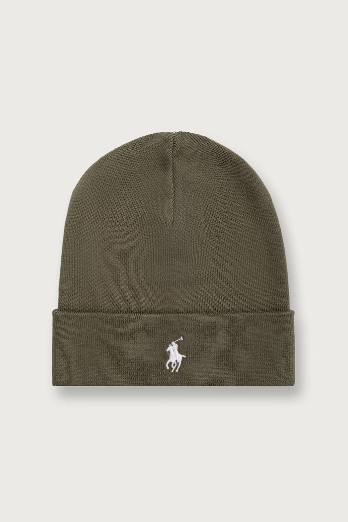 Polo Ralph Lauren σκούφος ανδρικός βαμβακερός πράσινο 710B28862