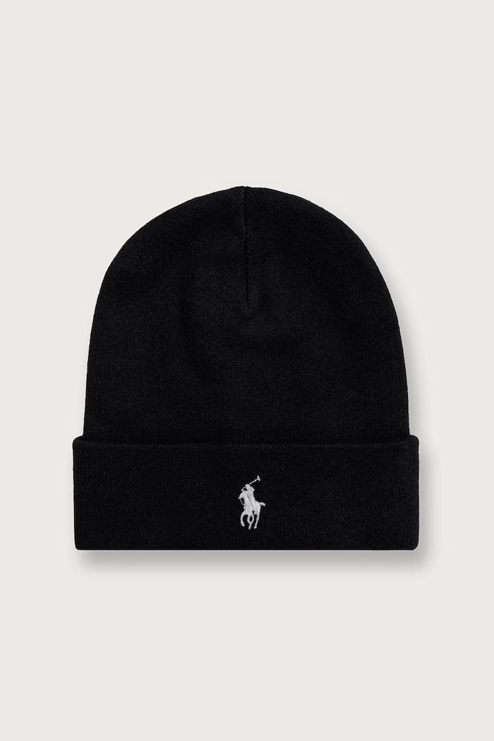 Polo Ralph Lauren шапка чоловіча бавовняна чорний 710B28862