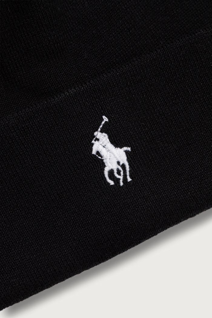 Аксесуари Polo Ralph Lauren шапка чоловіча бавовняна 710B28862 чорний