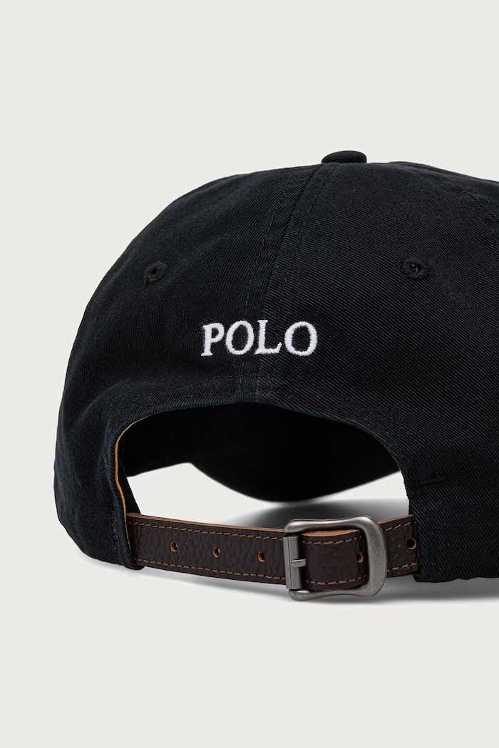 Doplnky Polo Ralph Lauren čiapka so šiltom pánska bavlnená 710B28685 čierna