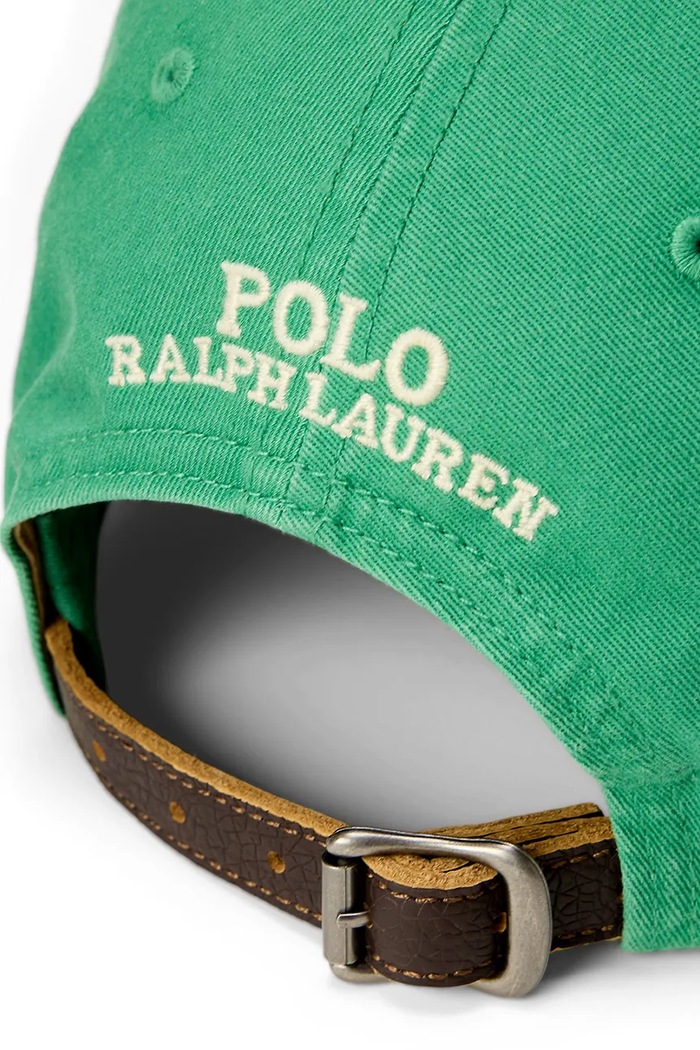 Akcesoria Polo Ralph Lauren Czapka z daszkiem męska bawełniana 710B27555 zielony