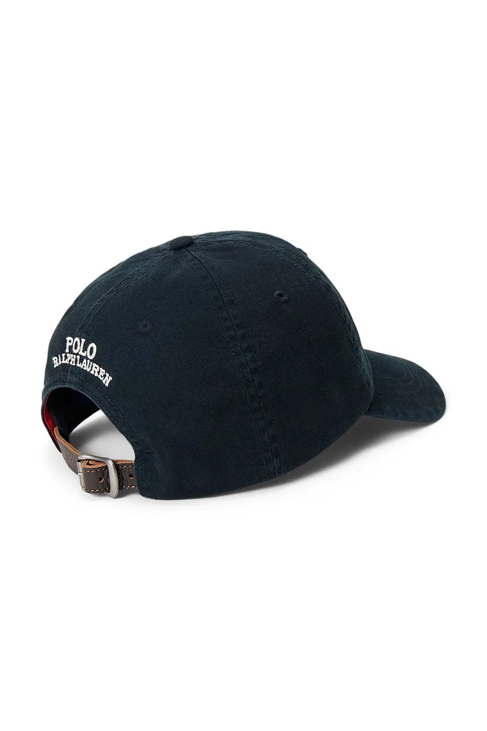 Polo Ralph Lauren καπέλο με γείσο ανδρικό βαμβακερό 710B27551 σκούρο μπλε AW26