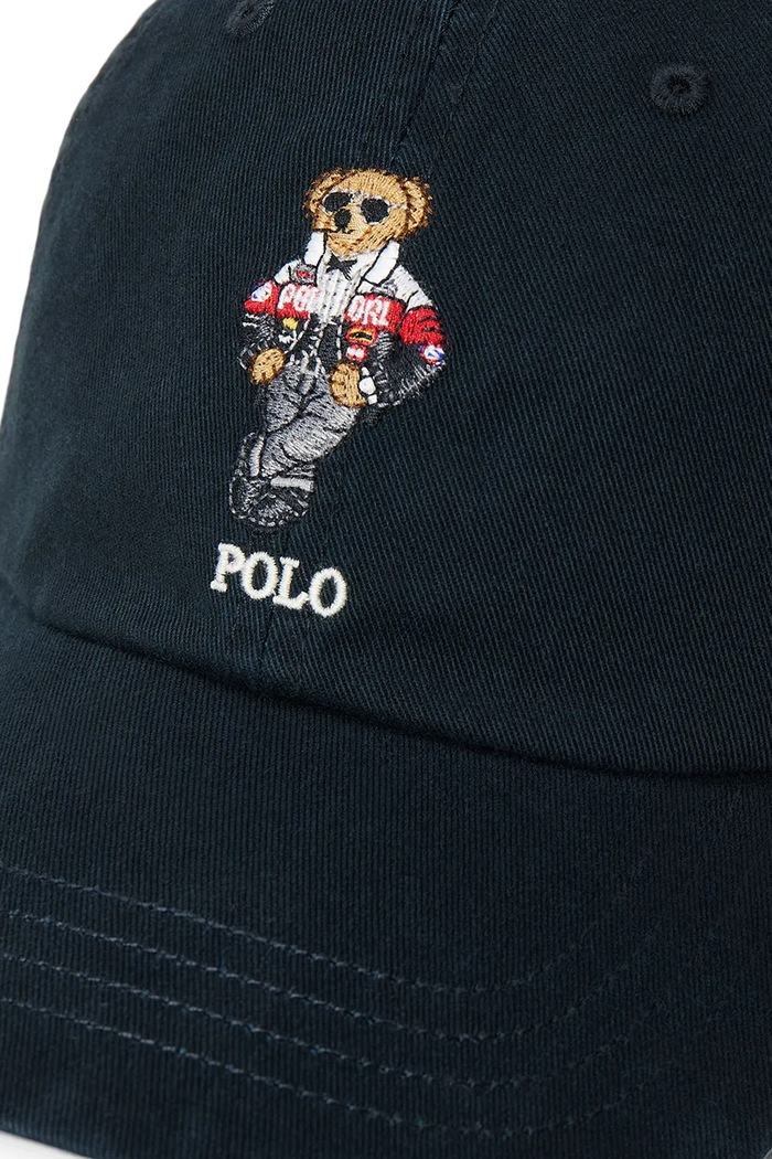 Αξεσουάρ Polo Ralph Lauren καπέλο με γείσο ανδρικό βαμβακερό 710B27551 σκούρο μπλε