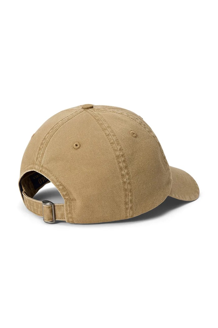 Polo Ralph Lauren Czapka z daszkiem męska bawełniana 710B26761 beżowy AW26