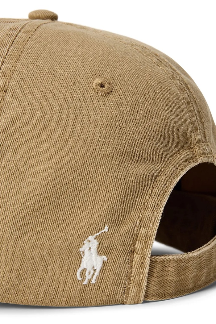 Czapka z daszkiem męska bawełniana Polo Ralph Lauren 710B26761 beżowy
