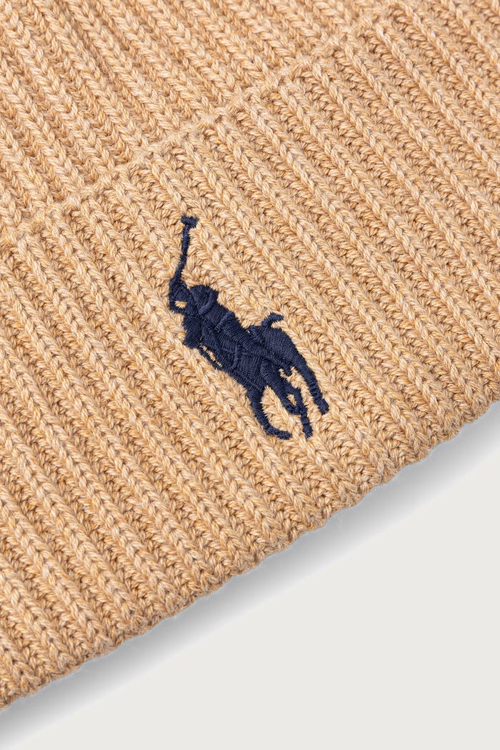 Polo Ralph Lauren Czapka męska bawełniana 710981758 beżowy AW26