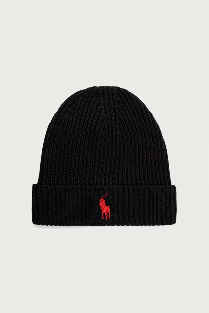 Polo Ralph Lauren Kapa za muškarce od pamuka crna 710981758
