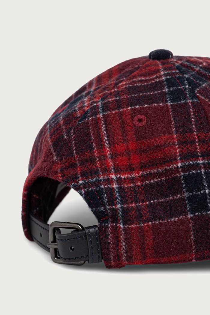 Dodaci Tommy Hilfiger Kapa sa šiltom za muškarce s vunom AM0AM14541 crvena