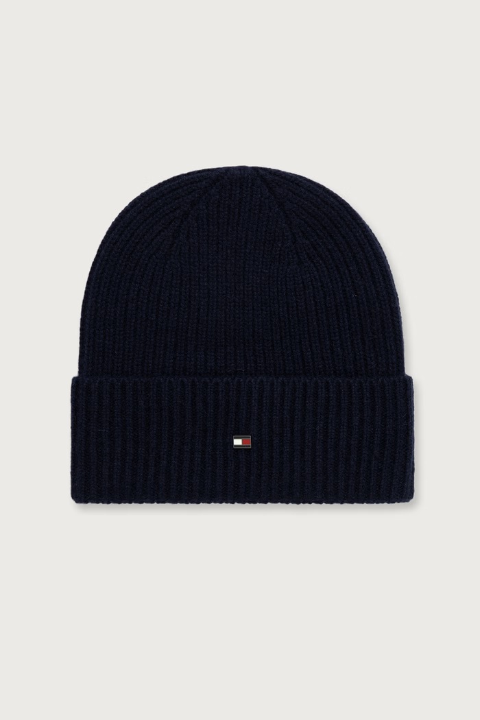 Tommy Hilfiger czapka męska kaszmirowa granatowy AM0AM14535