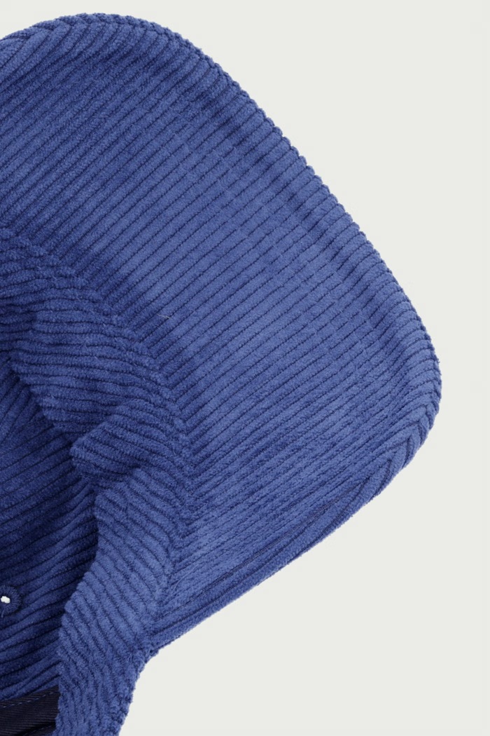 Tommy Hilfiger czapka bejsbolówka męska sztruksowa granatowy AM0AM14530