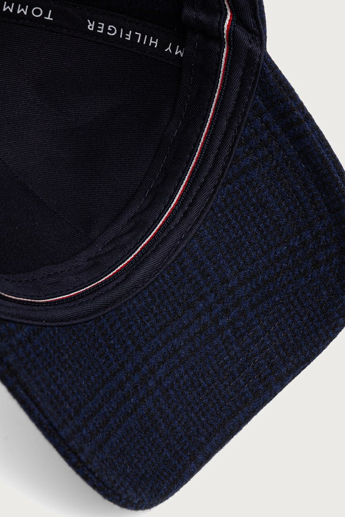 Kapa s šiltom moška z volno Tommy Hilfiger AM0AM14528 mornarsko modra