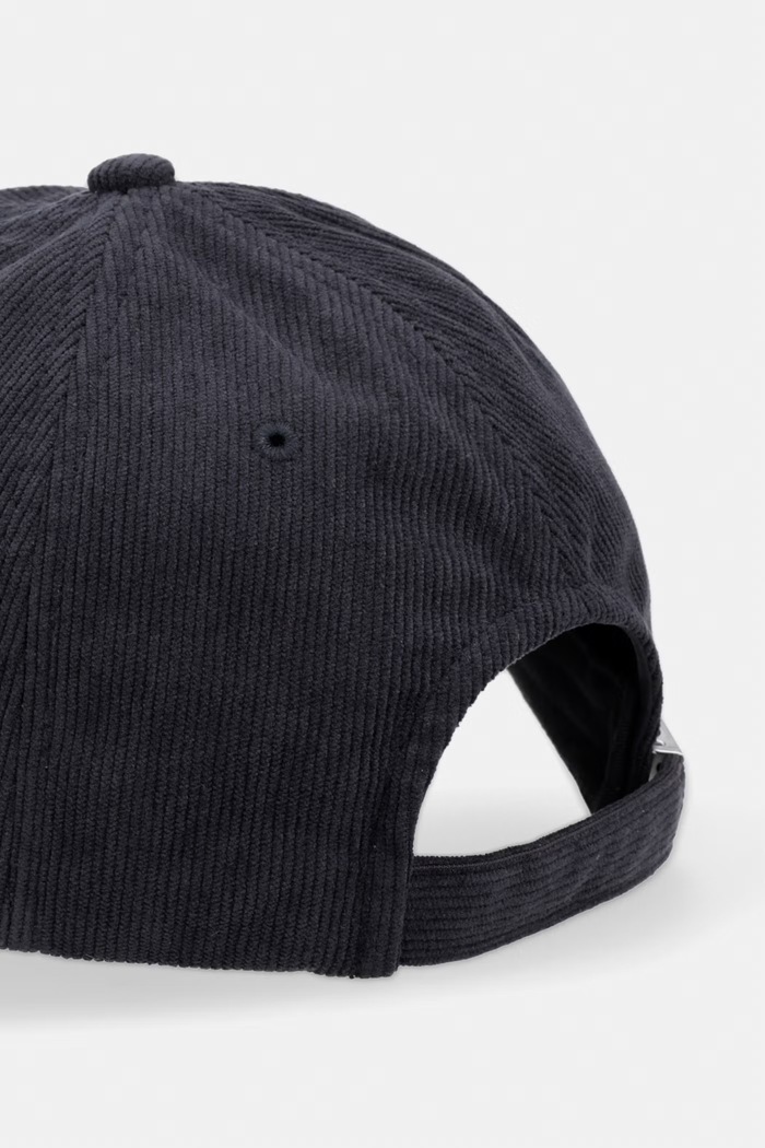 Akcesoria Calvin Klein czapka z daszkiem męska sztruksowa LV04D5127G czarny