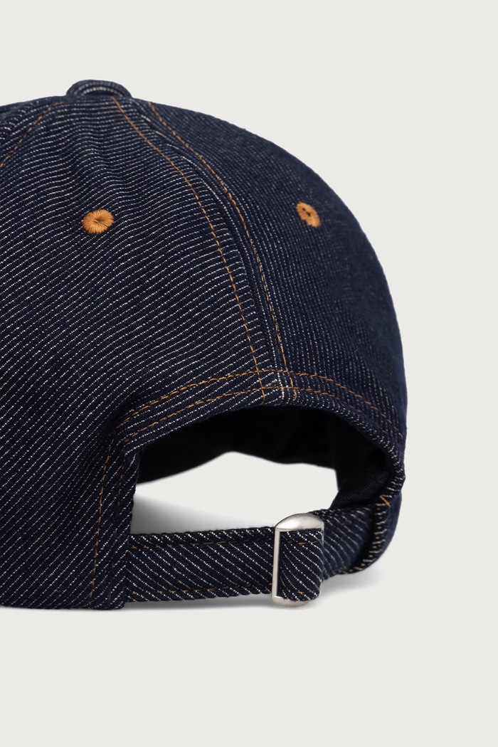 Akcesoria Armani Exchange czapka z daszkiem męska jeansowa XM003234.AF27235 granatowy